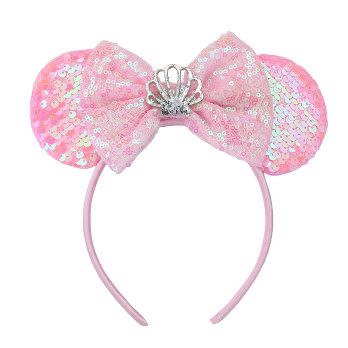 Wholesale Sequin Cartoon Bow Headband JDC-HD-MeiY012