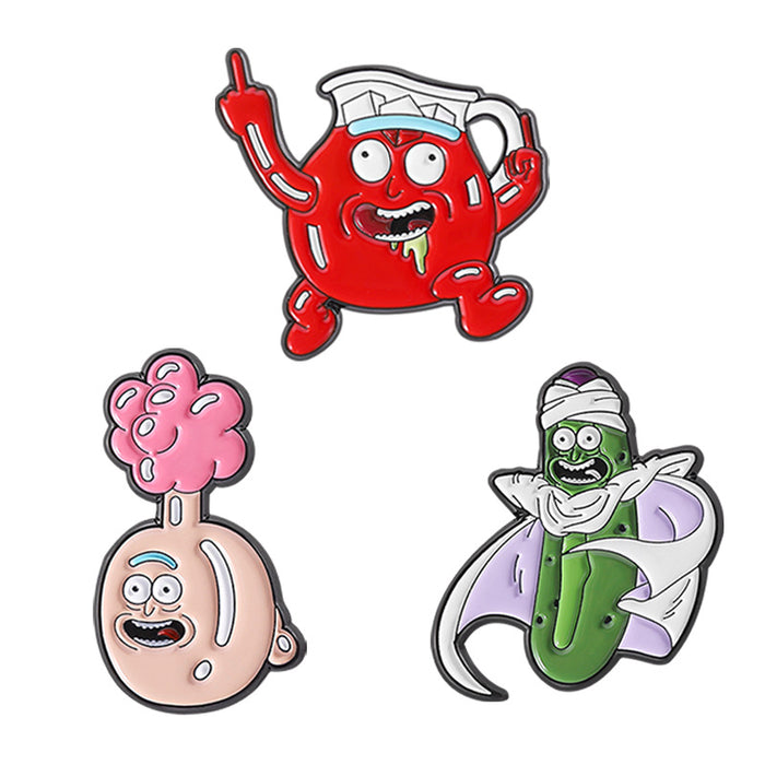 Wholesale Cartoon Brooch Zinc Alloy Lapel Pin Jewelry Accessory Boutique