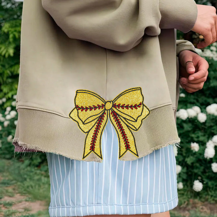 Wholesale Ball Bow Embroidery Cloth DIY Patches