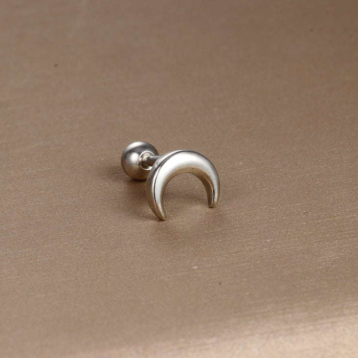 Wholesale Jewelry Stainless Steel Ear Nail Zircon Ball Screw Women