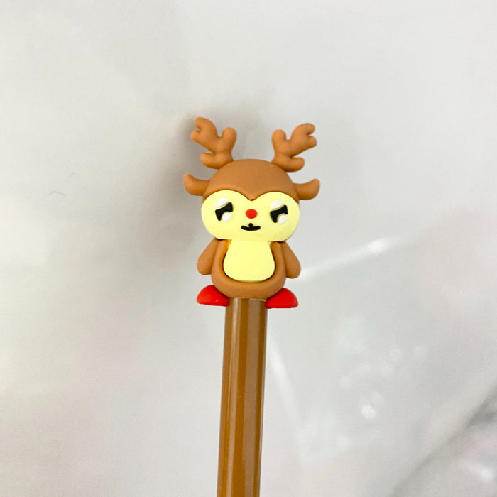 Wholesale Christmas gel pen carbon pen primary school student gift prize Christmas stationery gift water pen