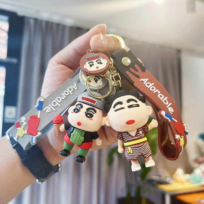 Wholesale PVC Cartoon Doll Keychain JDC-KC-WuYi077