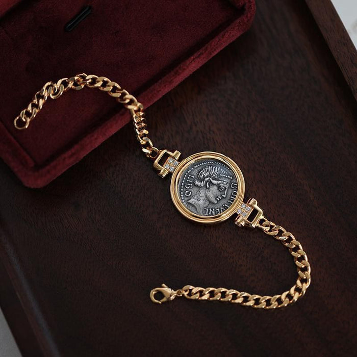 Wholesale Micropaved zirconia gold plated bracelet