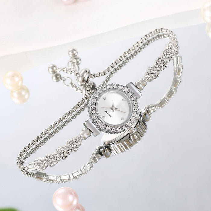 Wholesale Women's Diamond Inlaid Round Adjustable Watch JDC-WH-Tair006