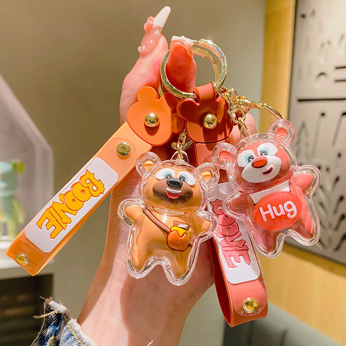 Wholesale Acrylic Cute Cartoon Keychain JDC-KC-Chongli003