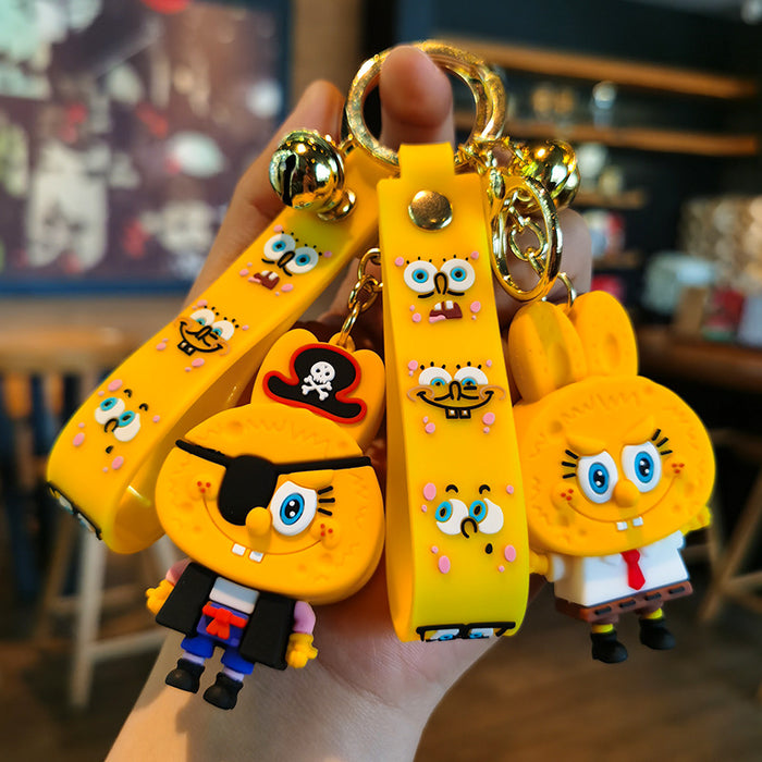 Wholesale Rubber Cartoon Doll Keychain JDC-KC-Tingm178