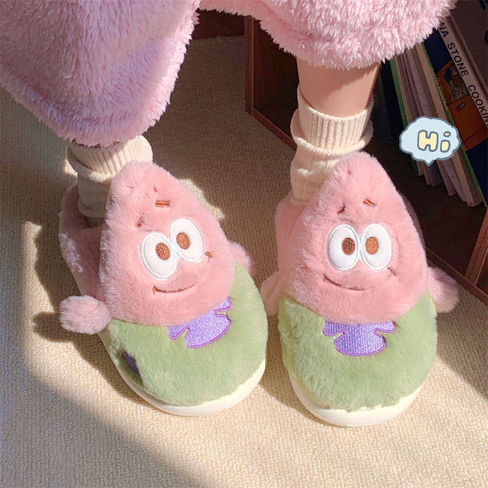 Wholesale Plush Cartoon Cotton Slippers (F) JDC-SP-RongHe002