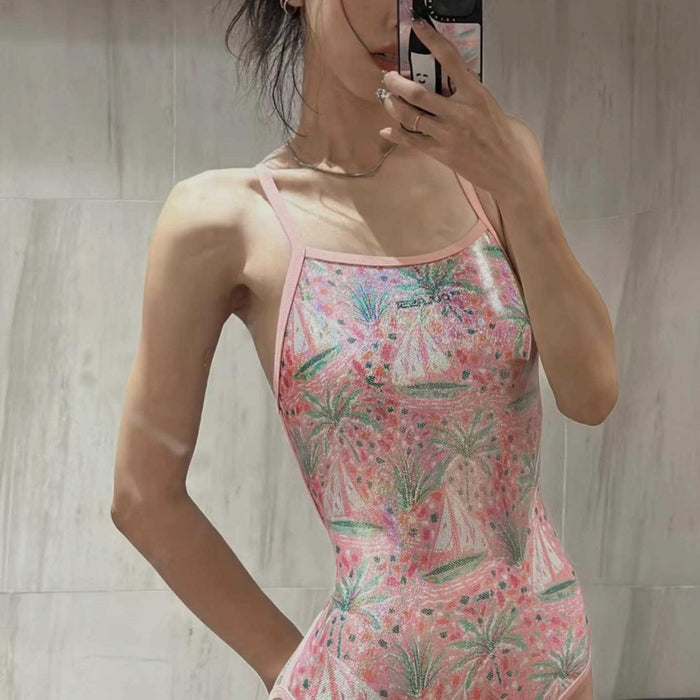 Wholesale Temperament professional racing training swimming pool jumpsuit