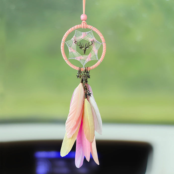 Wholesale Dreamcatcher Car Ornament Decorative Accessory Trendy Gift MOQ≥2