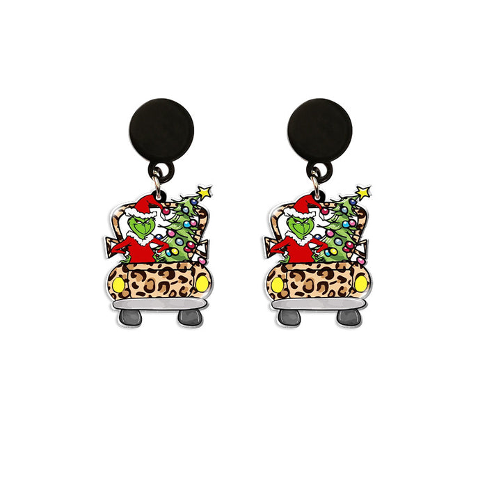 Wholesale Christmas Acrylic Earrings and Earrings JDC-ES-XiangL055