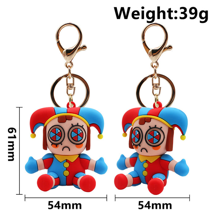 Wholesale Cartoon Game Clown Doll Keychains JDC-KC-HaoAn017