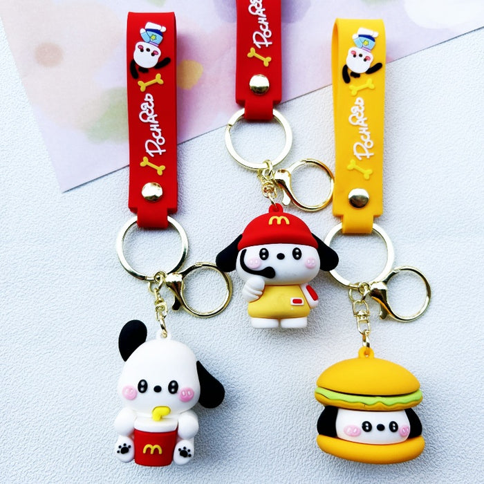 Wholesale PVC Cartoon Doll Keychain JDC-KC-ChuC051