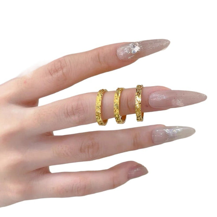 Wholesale Gold plated ring for men and women, slim design