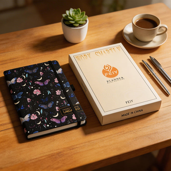 Wholesale Cute A5 Spring Flowers Imitation Leather Notebook with Horizontal Lines