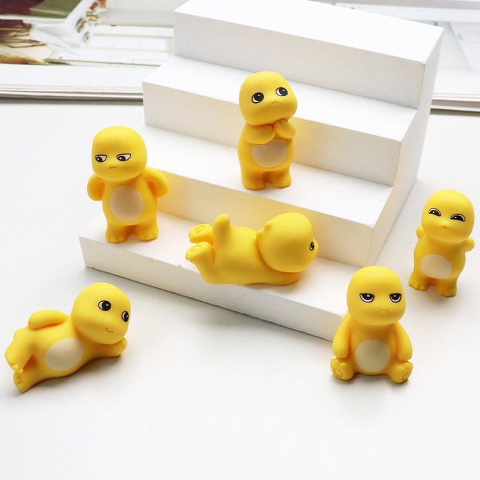 Wholesale P 3D Cute Solid Color Resin Little Dinosaur Accessories DIY JDC-FK-YaoL002