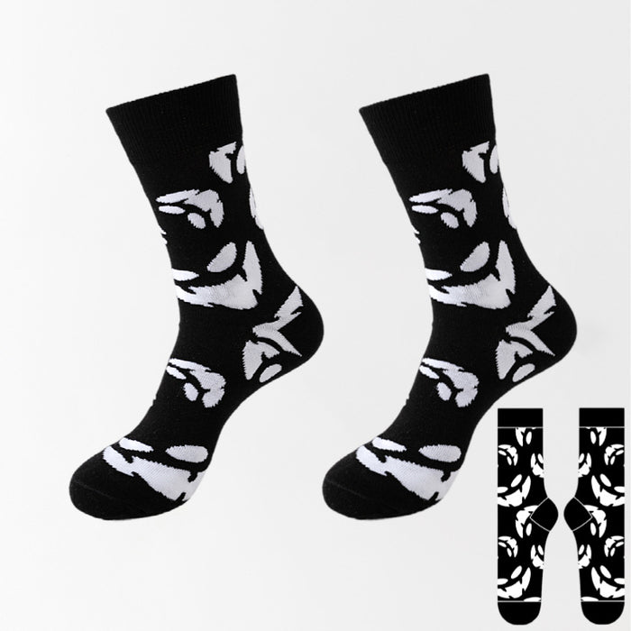 Wholesale Halloween New cross-border men' s socks plus size cotton socks  socks Thanksgiving women' s foreign trade stockings