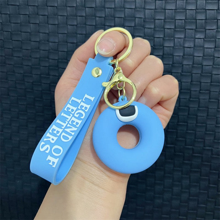 Wholesale PVC Alphabet Keychain JDC-KC-JBao002