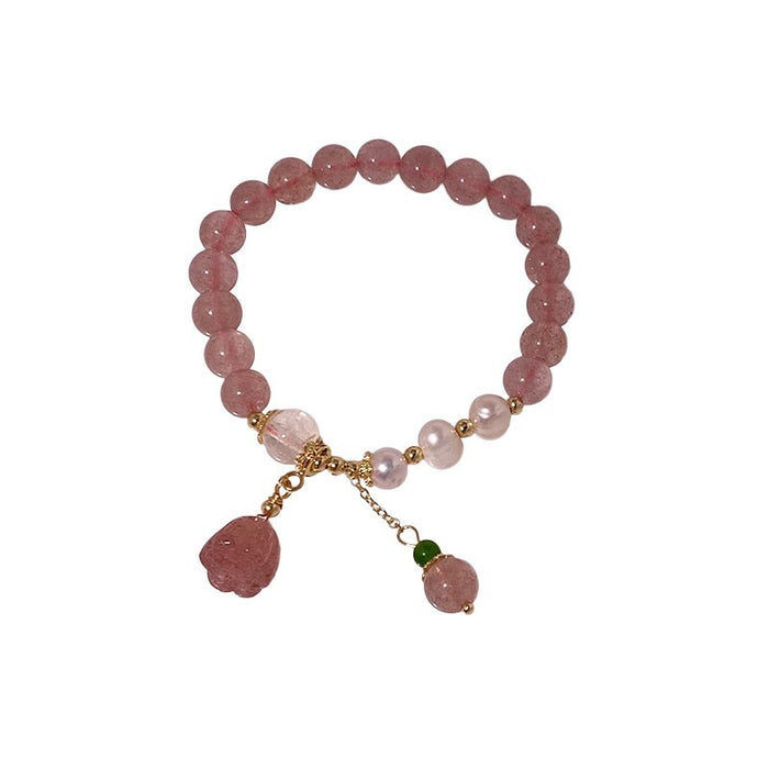 Wholesale Pearl crystal bracelet for women, light luxury, niche design, exquisite new style jewelry