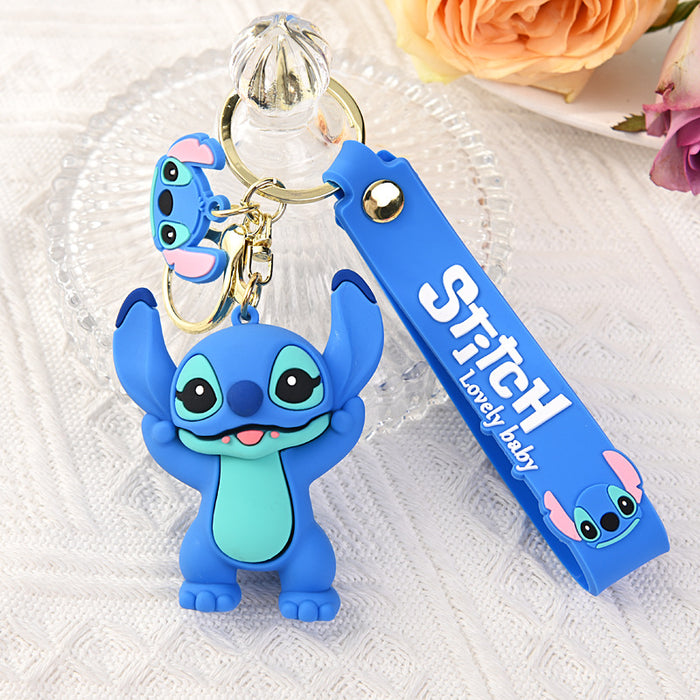 Wholesale Star Baby Keychain Doll Creative Cute Pendant Silicone Keychain Pendant