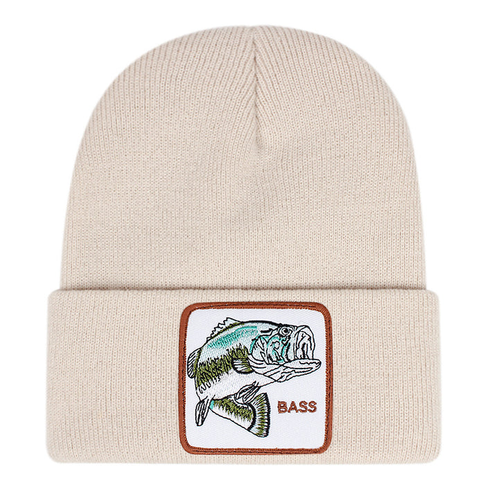 Wholesale Knitting Embroidery Acrylic Cartoon Fashionhats Winter Warm JDC-FH-JingK005