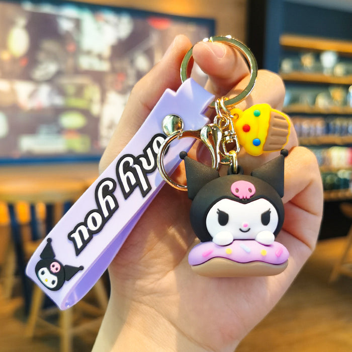 Wholesale Cartoon Doll Rubber Keychain JDC-KC-Tingm025