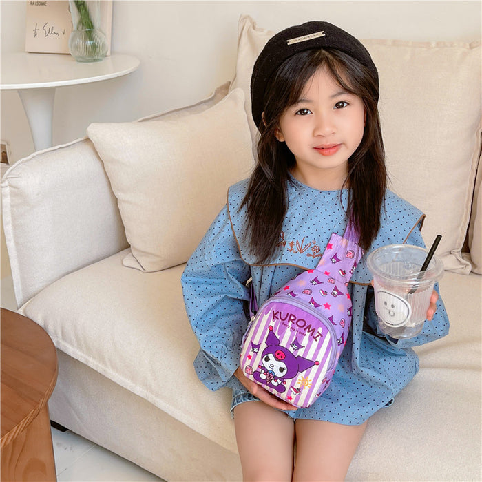 Wholesale Cartoon Children's Chest Bag Boys and Girls Lightweight One-shoulder Crossbody Small Backpack JDC-SD-Yibao001