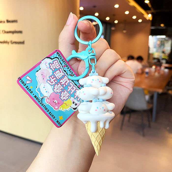 Wholesale Cartoon Cute Pvc Keychain JDC-KC-LeZi002