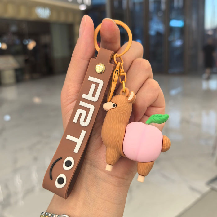 Wholesale Cartoon Silicone Keychain Bag Pendant