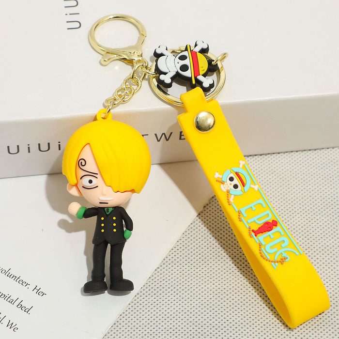 Wholesale Creative Cartoon Silicone Keychains JDC-KC-JinB004