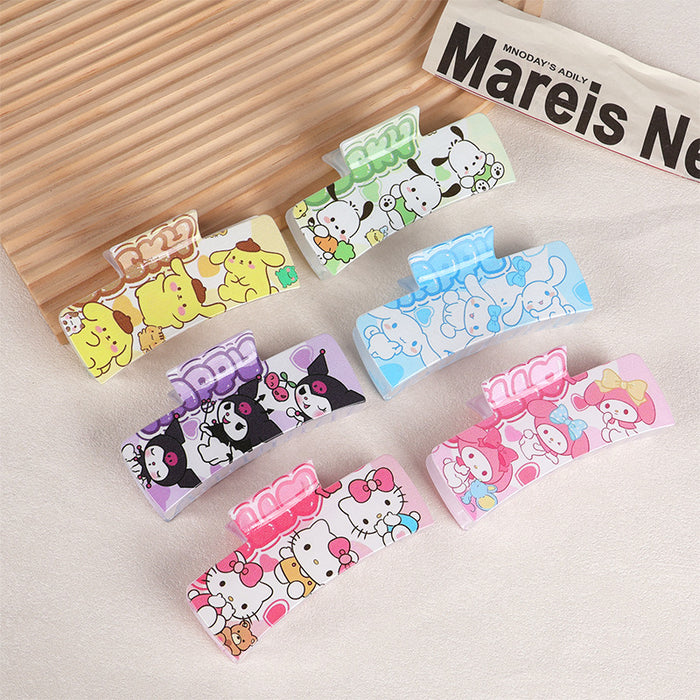 Wholesale Cartoon Print Cat Square Shark Clip