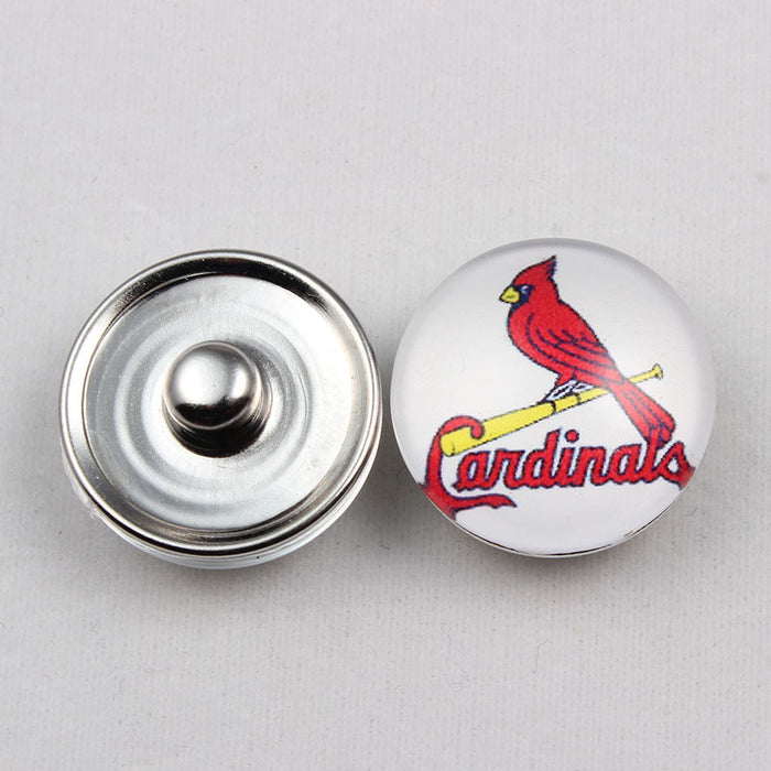 Wholesale 10 pairs/ pack 18mm Ice Hockey Team Button