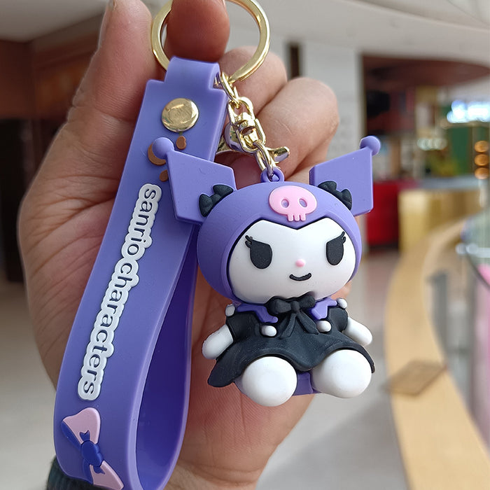 Wholesale Cartoon Silicone Doll Keychain JDC-KC-KuangK044