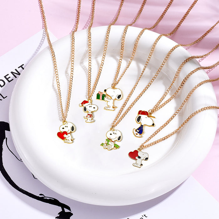 Wholesale Stainless Steel Alloy Electroplated Cartoon Pendant Necklace Fashion Jewelry Accessory