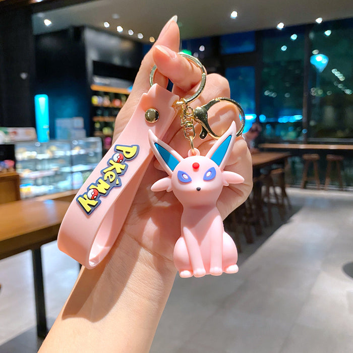 Wholesale Creative keychain cartoon figurine car keychain couple bag pendant