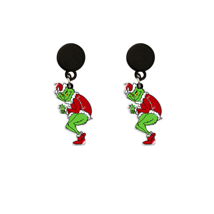 Wholesale Christmas Acrylic Earrings and Earrings JDC-ES-XiangL055