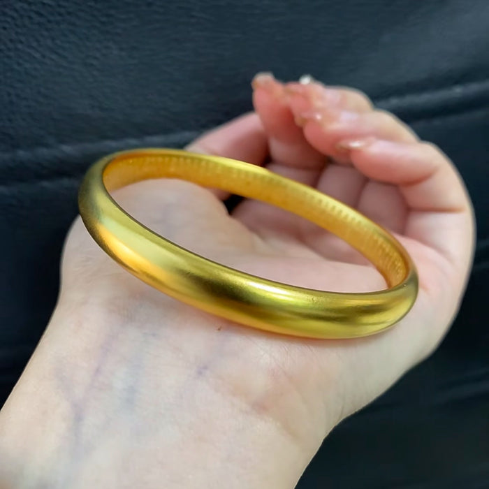 Wholesale Heart Sutra Gold Plated Agate Bangle Fashion Accessory Gift For Her Boutique Resale
