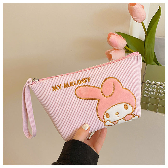 Wholesale Corduroy Cartoon Handy Cosmetic bag JDC-CB-Lihong001