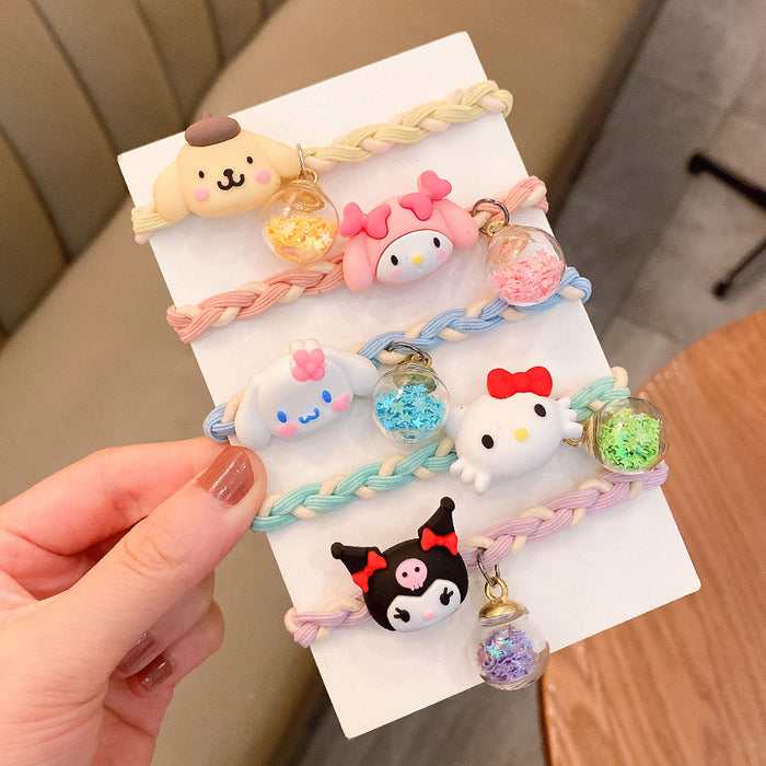 Wholesale Cartoon Personality Cloth Hair Tie JDC-HS-HuiDi028