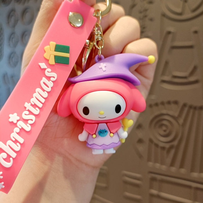 Wholesale Cute 3D Doll Silicone Keychain JDC-KC-MingT141