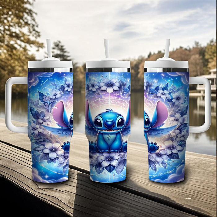Wholesale Tumbler Cute Cartoon Pattern 40OZ Stainless Steel Car Ice Bullies Cup