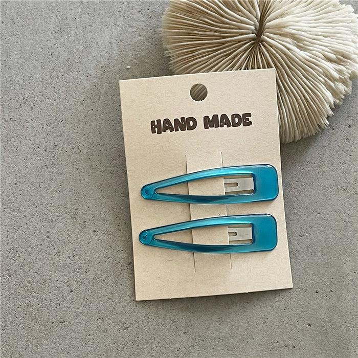 Wholesale New colored oil droplet bangs clip