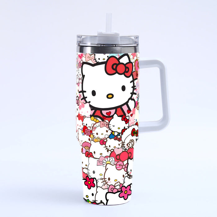 Wholesale 40oz Car Cup  Cartoon Stainless Steel  ice bullies cup Tumbler Thermos Cup