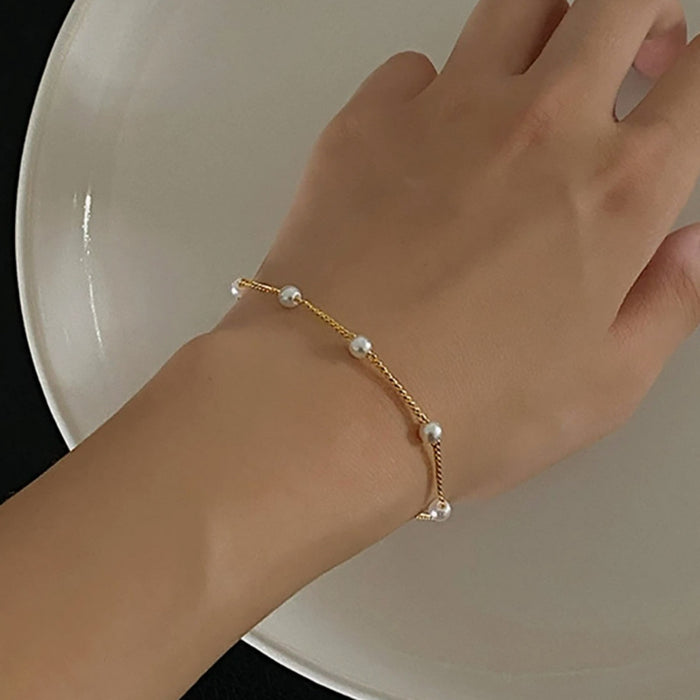 Wholesale jewelry elegant fashionable elegant bracelet pearl bracelet pearl bracelet
