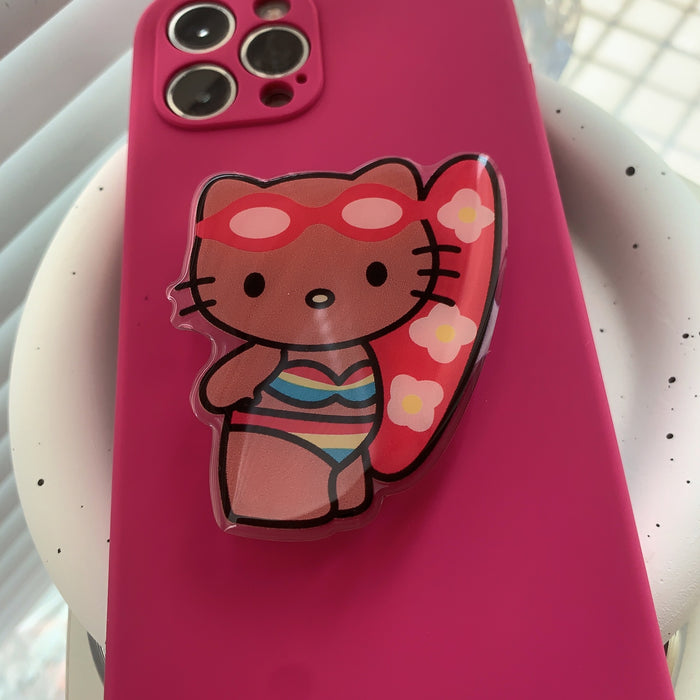Wholesale Cute Cat Phone Airbag Stand 3m phone holder Grips