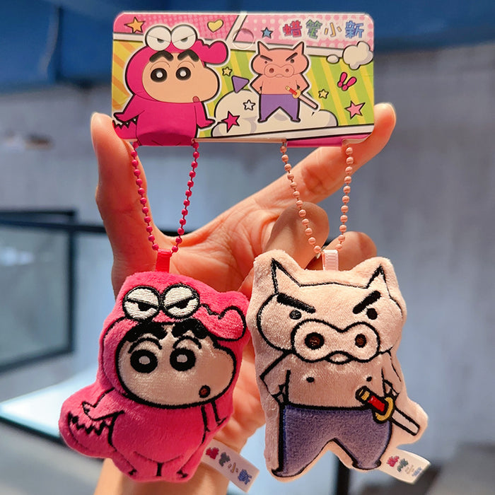 Wholesale   plush   cartoon plush keychain men's and women's schoolbag small pendant