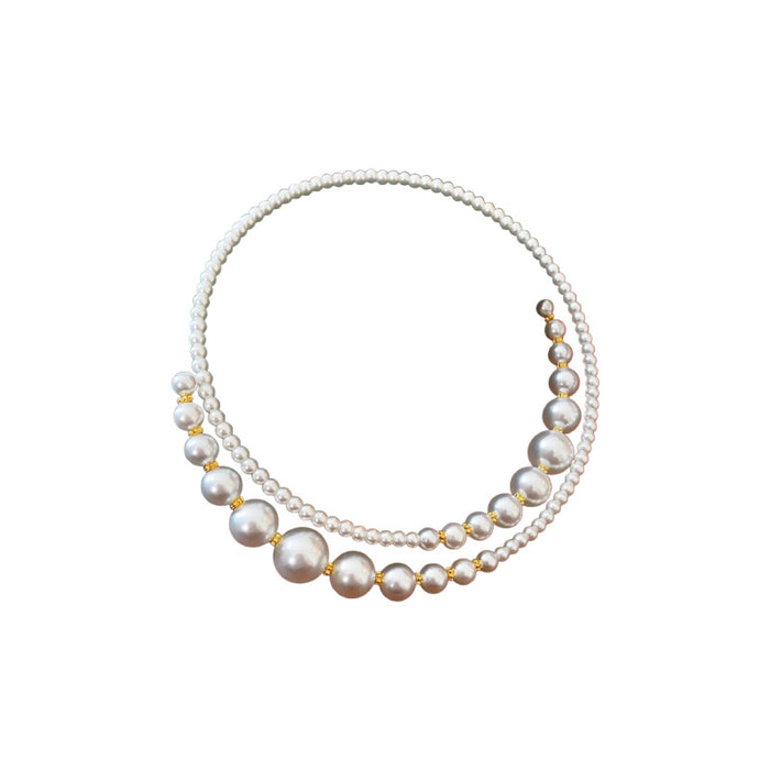 Wholesale Cross Pearl Necklace, fashionable Clavicle Chain Necklace for Women