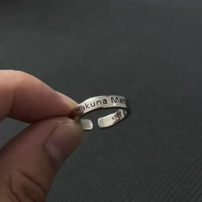 Wholesale  Ring for Men and Women  Meaning Carefree Dream Come True Couple Open Ring