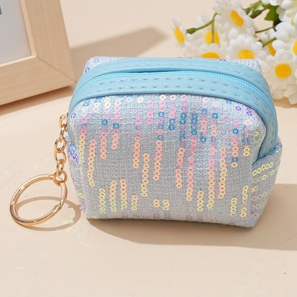 Wholesale Polyester Embroidered Sequins Cute Coin Purse JDC-WT-YuanYi003