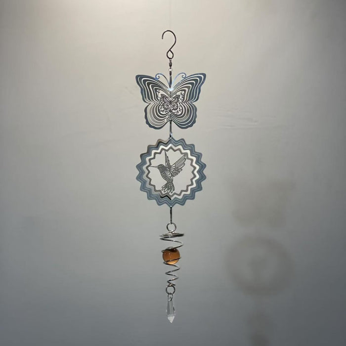 Wholesale 3D Rotating Butterfly Hanging Wind Chimes