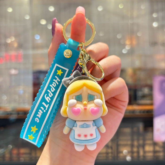 Wholesale Trendy Gray  Doll PVC Keychain Bag Charm Party Gift